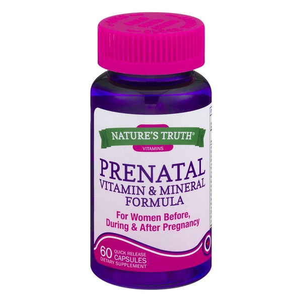 Nature's Truth Organic Vitamins Prenatal Vitamin & Mineral Formula