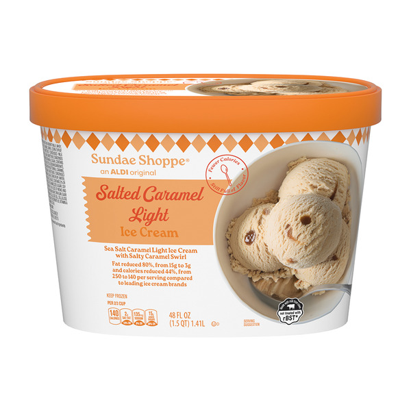 Sundae Shoppe Sea Salt Caramel Low Fat Ice Cream