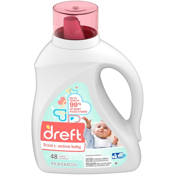 Dreft Liquid Laundry Detergent (75 oz) Instacart