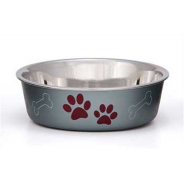 Loving Pets Small Blueberry Metallic Bella Pet Bowl