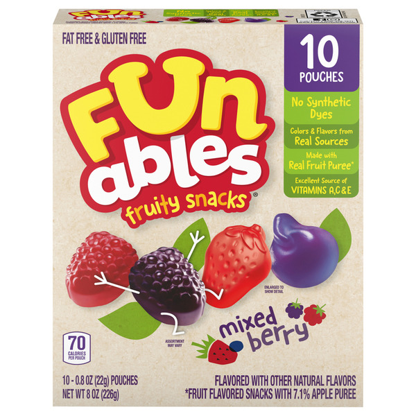 Funables Fruity Snacks Mixed Berry Same-Day Delivery or Pickup | Cash ...