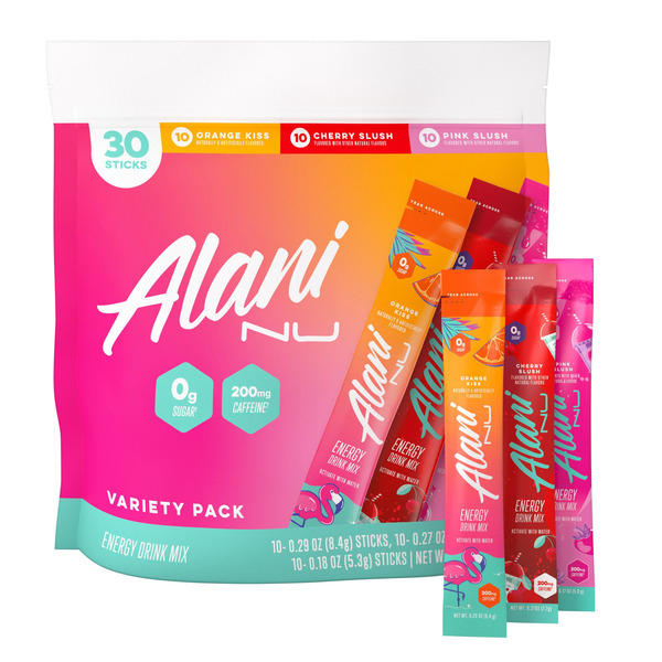 Alani Nu Energy Drink Mix Sticks Variety Pack, 30-count Same-Day
