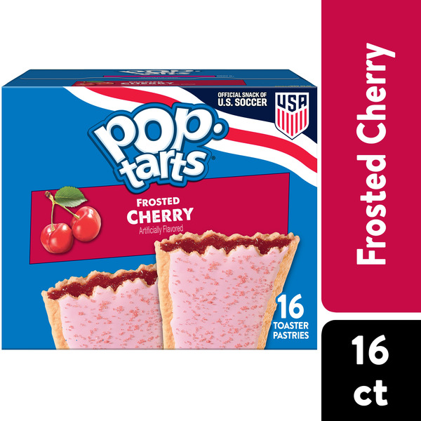 Pop-Tarts Frosted Cherry Toaster Pastries, Breakfast Foods, Value Pack