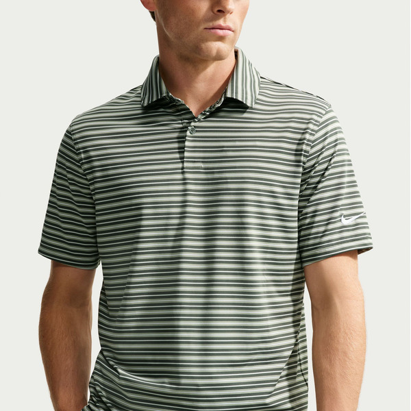 Nike Men's Velocity Dri-FIT Stripe Golf Polo, L - Jade Horizon