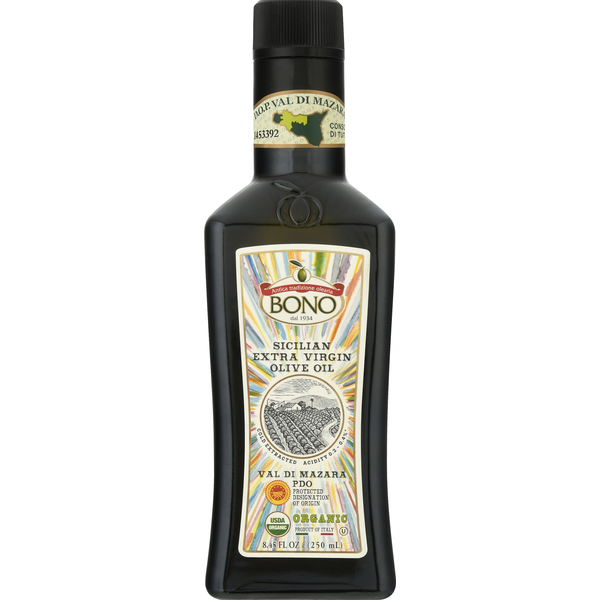 Bono Olive Oil, Organic, Sicilian, Extra Virgin (8.45 oz) Instacart