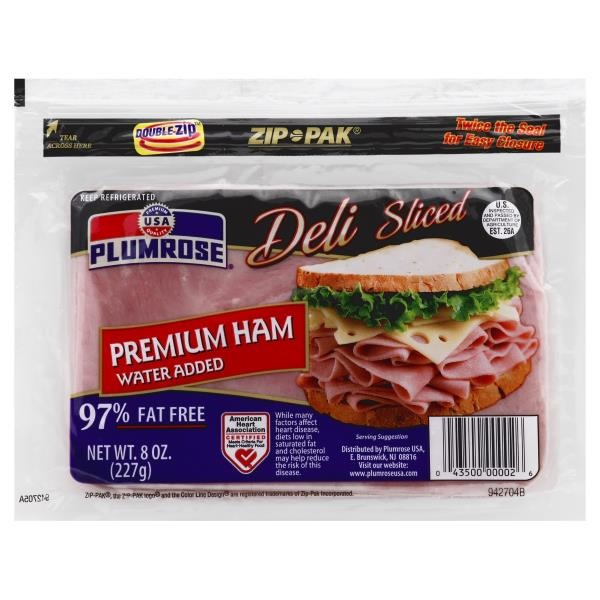 Plumrose Deli Sliced Premium Plumrose Deli Sliced Premium Ham (8 oz) from Publix Instacart