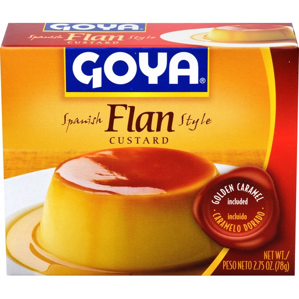 Goya Flan Custard, Spanish Style with Caramel (2.75 oz) Instacart