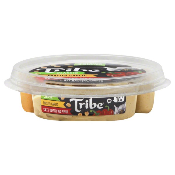Tribe Hummus, 3 Flavor Party Tray from Schnucks Instacart
