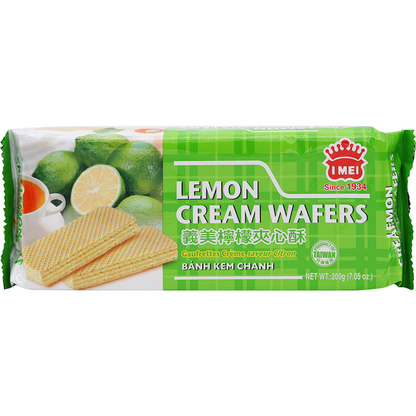 Imei Lemon Cream Waffers
