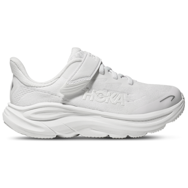 Hoka Kids' Preschool Clifton 10 Shoes, Size 12.0K, Medium/D - White