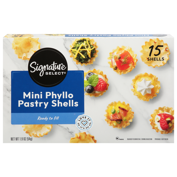 Signature SELECT Pastry Shells, Mini Phyllo