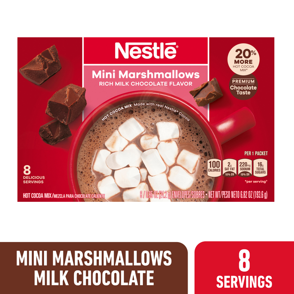 Nestle Hot Cocoa Nestle Mini Marshmallow Hot Cocoa Mix Powder For Hot Chocolate