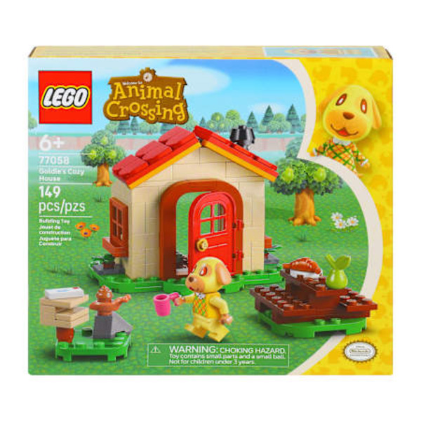 LEGO Animal Crossing Goldie's Cozy House 149 Piece Building Toy Set