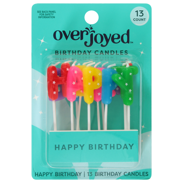 Overjoyed Birthday Candles