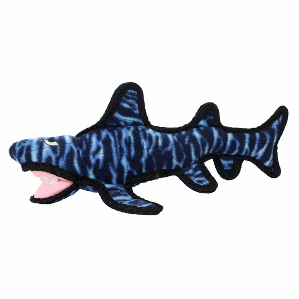 Tuffy Blue Ballistic Shark Pet Toy