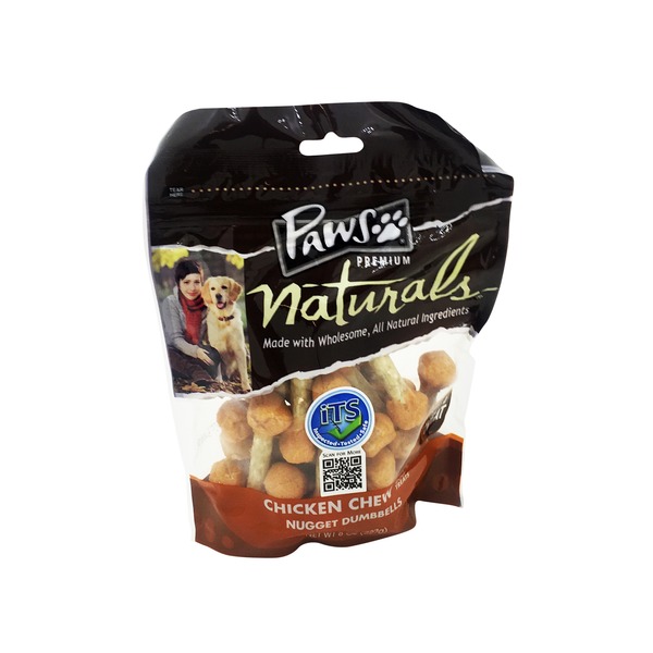 Paws Happy Life Nugget Dumbbells Chicken Chew Dog Treats (8 oz) from