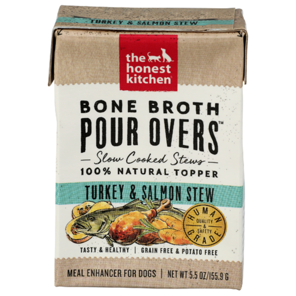 The Honest Kitchen Turkey & Salmon Grain Free Stew Bone Broth Pour Overs