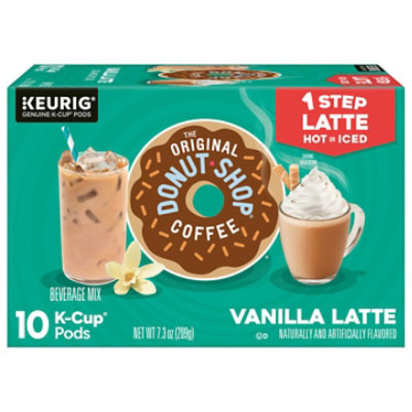 The Original Donut Shop One Step Vanilla Latte K-Cup Pods