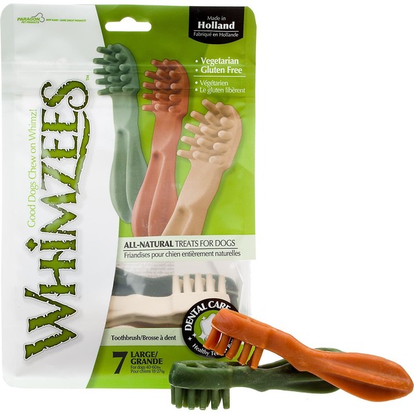 Whimzees Large Toothbrush Dog Treats (14.8 oz) Instacart