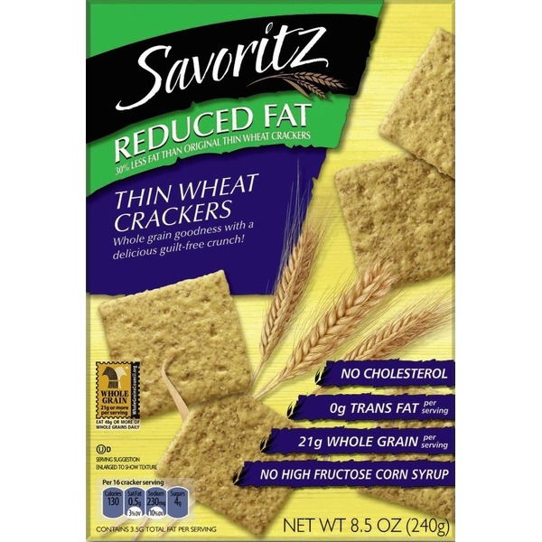 Savoritz Reduced Fat Wheat Crackers (8.5 oz) from ALDI Instacart
