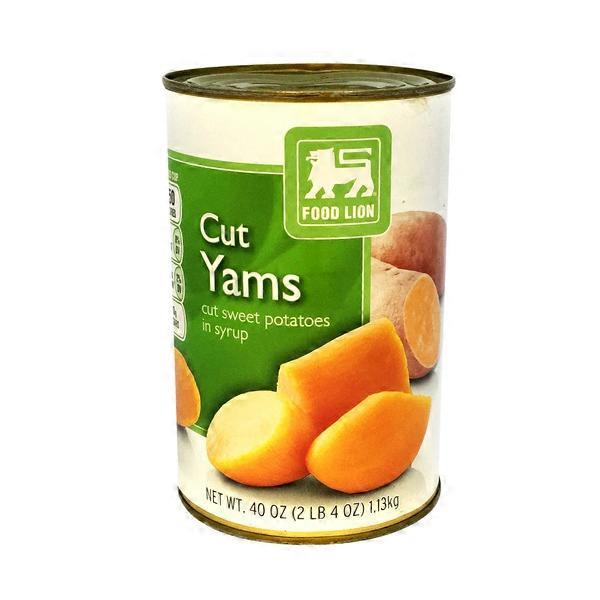 Food Lion Cut Yams Cut Sweet Potatoes In Syrup (40 oz) Instacart