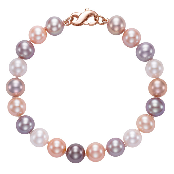 Costco Freshwater Cultured Pearl Bracelet With 14Karat Rose Gold Clasp
