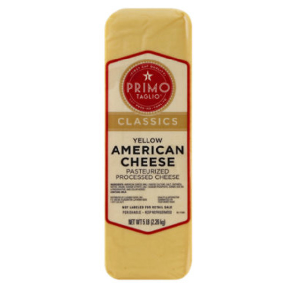 Primo Taglio Pre-Sliced Yellow American Cheese