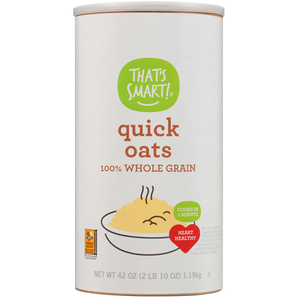 That's Smart! 100 Whole Grain Quick Oats (42 oz) Instacart