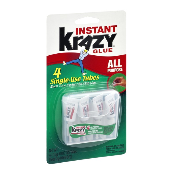 Krazy Glue Instant All Purpose Glue 4 CT (4 ct) Instacart