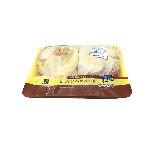 Food Lion BoneIn & SkinOn Cut Whole Chicken Value Pack (per lb