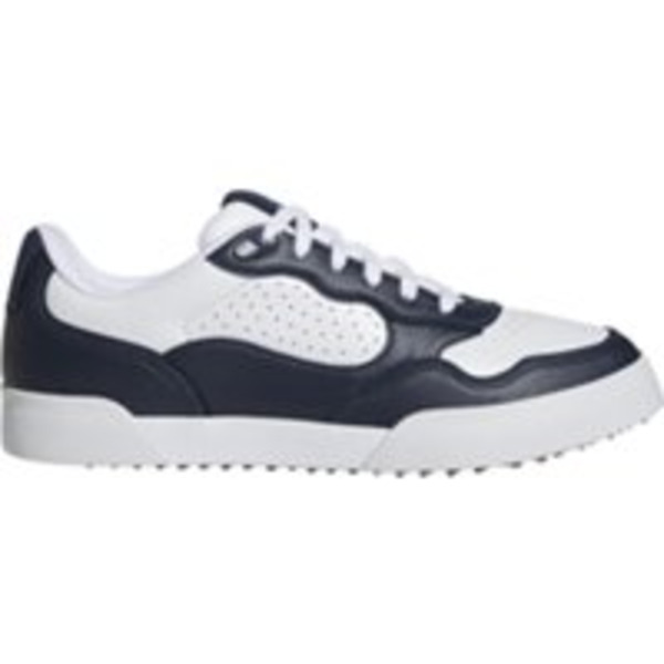 adidas Men's Retrocross 25 Spikeless Golf Shoes, Size 7.5 - White/Navy