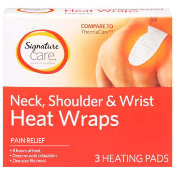 Signature Care Heat Wraps, Neck, Shoulder & Wrist