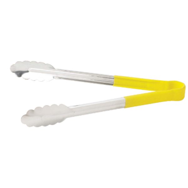 Winco - Yellow Tongs - 12"