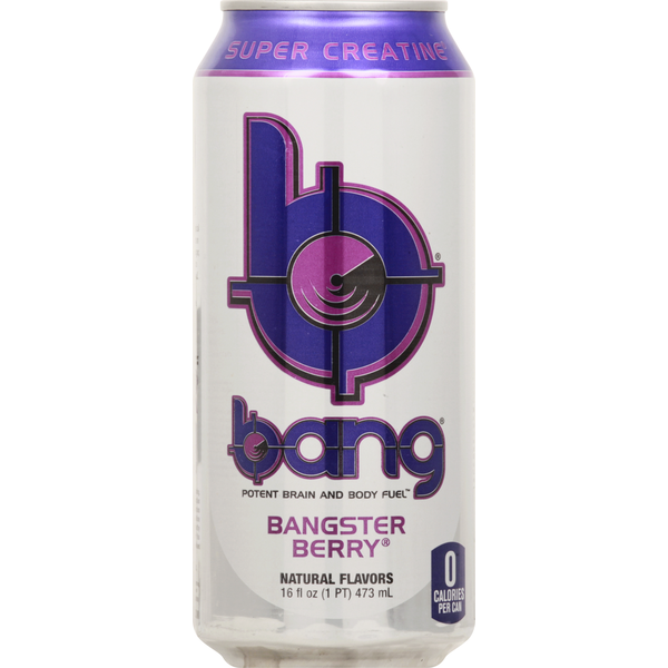 Bang Energy Drink, Bangster Berry (16 oz) Instacart