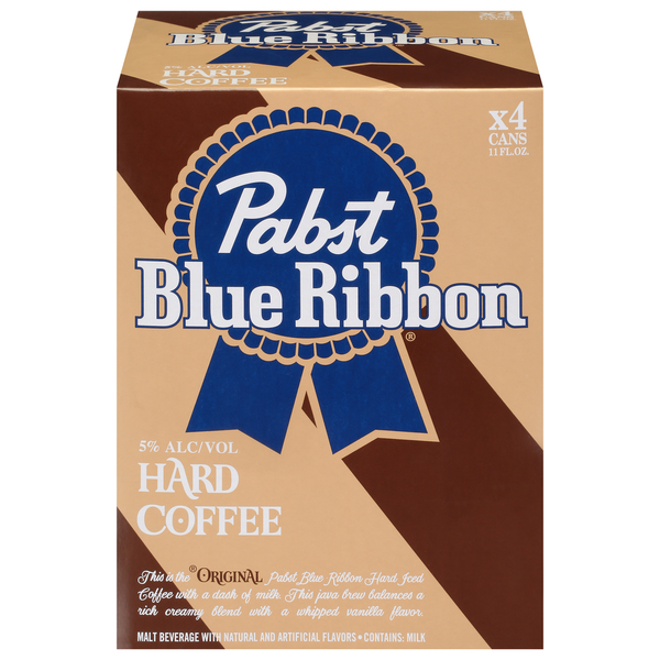 Pabst Blue Ribbon Malt Beverage, Hard Coffee Same-Day Delivery or