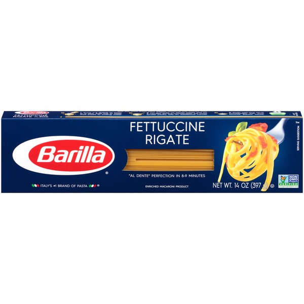 Barilla Fettuccine Rigati Pasta (14 oz) from JewelOsco Instacart