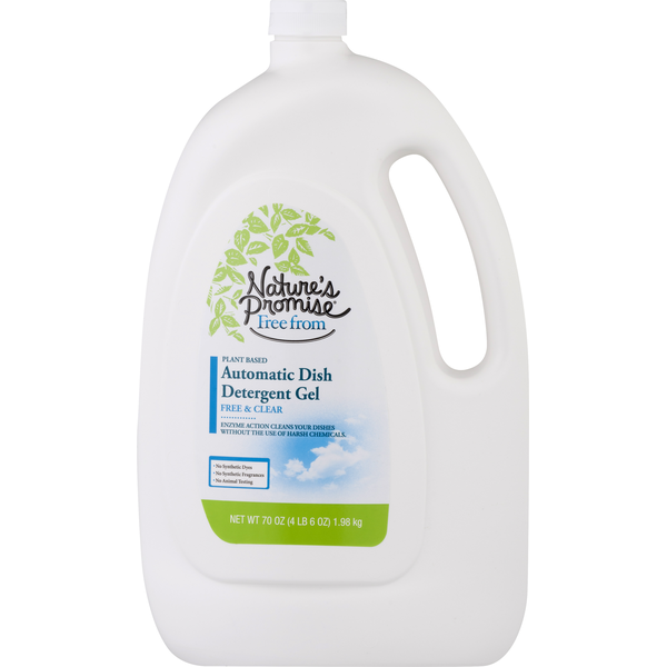 Nature's Promise Detergent Gel, Automatic Dish, Free & Clear (70 oz