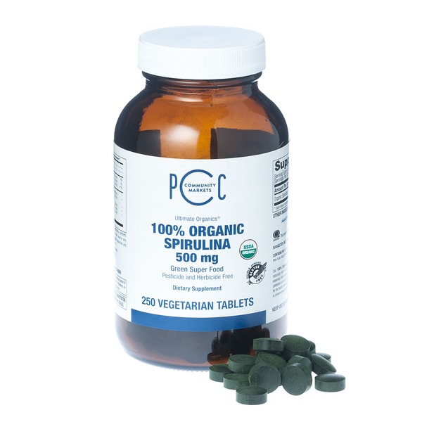 100 Organic Spirulina Dietary Supplement (250 ct) Instacart