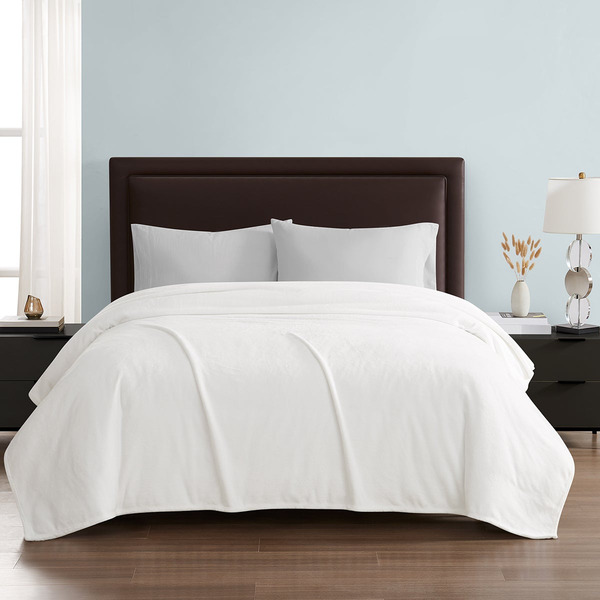 London Fog Blanket, Full/Queen - White