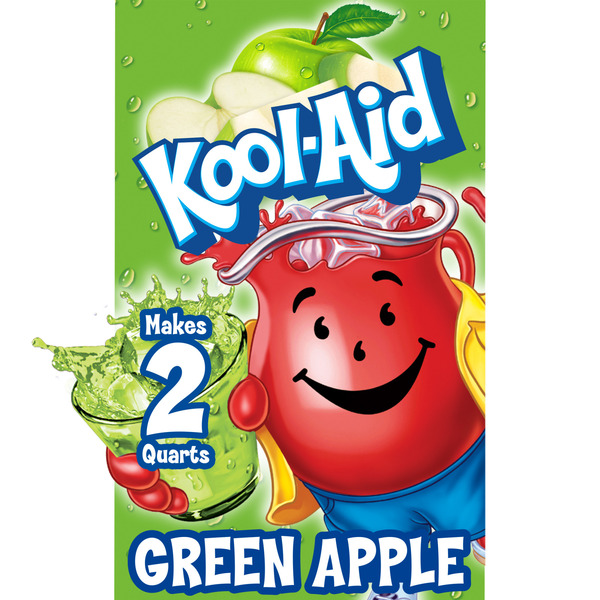 Kool-Aid Unsweetened Green Apple Artificially Flavored Powdered
