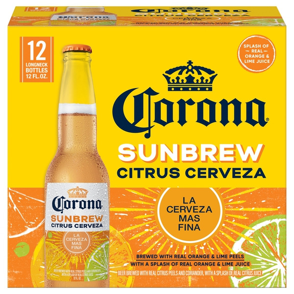 Corona Sunbrew Citrus Cerveza Mexican Import Beer Bottles Same-Day