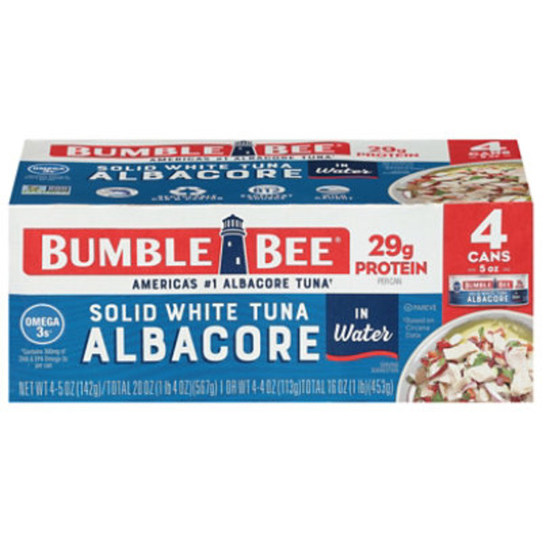 Bumble Bee Albacore Solid White in Water Tuna