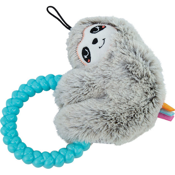 Play On Sloth With TPR Ring Dog Toy
