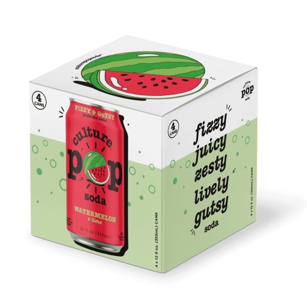Culture Pop Soda Watermelon & Lime