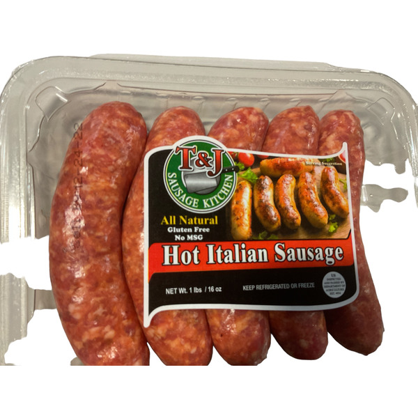 T & J Sausage Kitchen Hot Italian Sausage