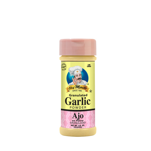 Chef Merito Garlic Powder, Ajo en Polvo Granulado