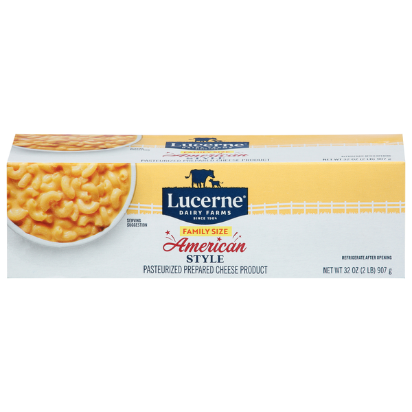 Lucerne Cheese, American Style, Family Size