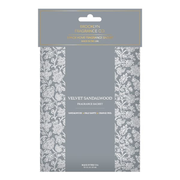 3-Pack Floral Sandalwood Scented Sachets