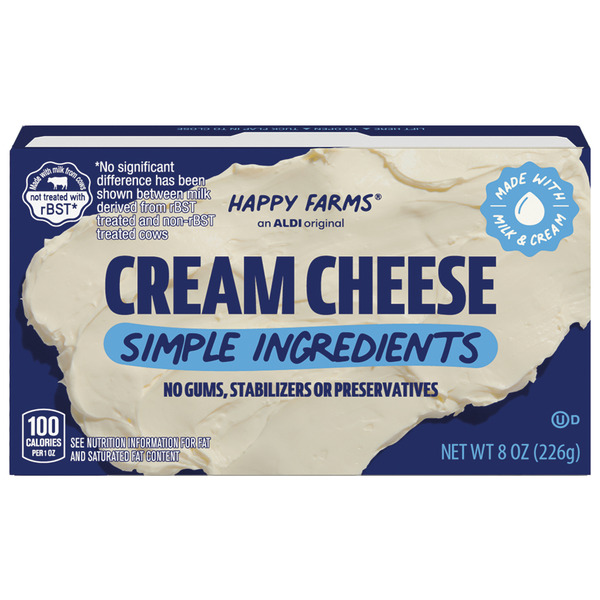 Happy Farms Simple Ingredient Cream Ch, Cream Cheese Same-Day