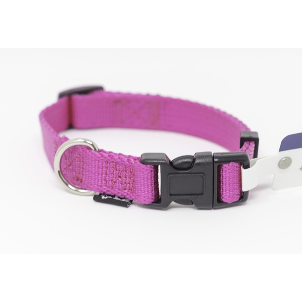 Play On Basic Adjustable Dog Collar, Small - Pink